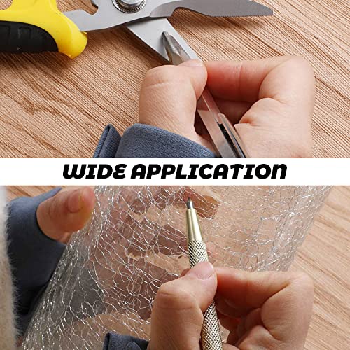 Tungsten Carbide Tip Scribe, Metal Etching Pen Carve Engraver Scriber Tools for Stainless Steel, Ceramics, Glass, Metal Sheet and Gold/Welding(6 Pack)
