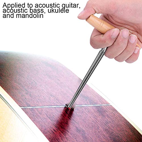 Bnineteenteam Guitar End Pin Hole Reamer,Guitar Peg Hole Reamer Guitar Tuning Peg Reamer Strap End Pin Drill Bit Tool