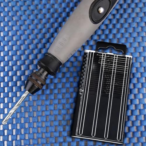 Honoson 100 Pieces Micro Drill Bit Set Small Hss Twist for Precision