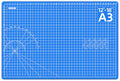 DIYSELF 12in×18in Cutting Mat, A3 Self Healing Craft Mat, Paper Craft Tools - color: Blue, size: 18"L x 12"W
