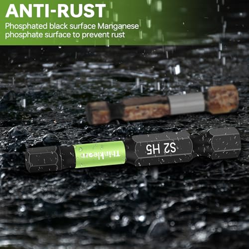 20pcs (Metric&SAE) Impact Hex Head Bits, 2" Allen Wrench Drill Bit Set - color: Green, size: 2" Hex Bits