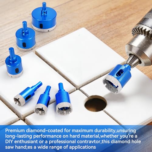 2 inch Diamond Hole-Saw Bits with Pilot Drill Bit 50mm Tile Hole Saws - size: 2'' | 50mm