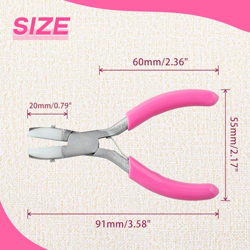 SPEEDWOX 3.5-Inch Double Nylon Flat Jaw Pliers Jewelry Making Pliers - style: Flat Nylon Jaw Pliers