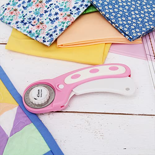 Threadart Rotary Cutter Set - 45mm Cutter, Mat & Ruler - size: ROTARY CUTTER SET