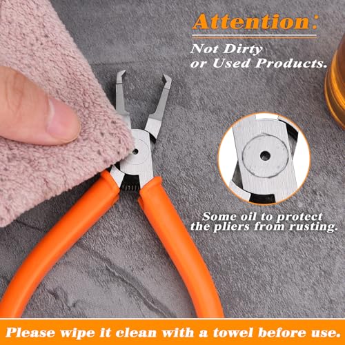 4.5" Transverse End Cutter with Flush Jaw 5mm SMT/SMD Chip Cutters Side Cutting Pliers - style: 5mm