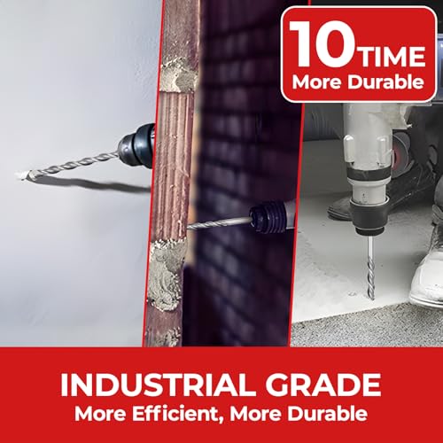 3/4"(20mm) x12 SDS Plus Hammer Drill Bit, 2-Cutter Masonry - size: 3/4"（20mm） x 12"