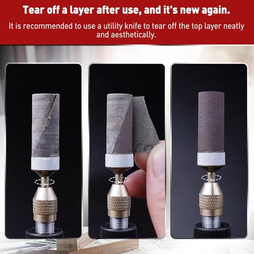 600 Grit Sanding Sticks,10 Pcs Sanding Drums for Dremel Rotary Tool - size: 600 Grits