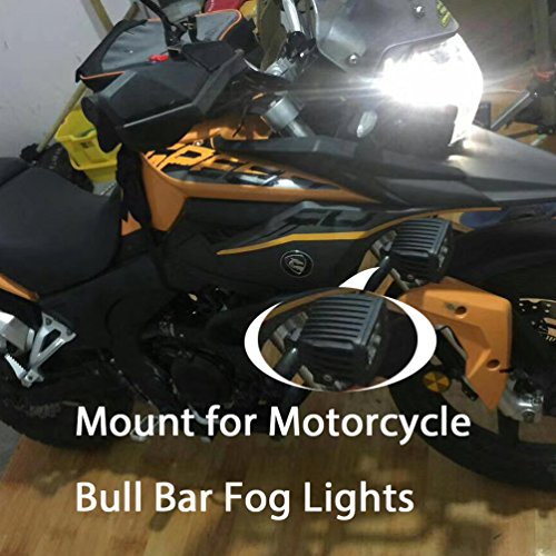 House Tuning Light Bar Clamp Mount Bracket 1.5inch 38mm Bar Cage for ATV UTV Motorcycle Bumper (2pcs-1.5" Clamp) - size: 1.5"