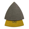 3" Triangular Grinding Pad for Oscillation Multi-Tool, 120 Diamond Grit - size: 3" Hook & Loop, style: #120 Grit