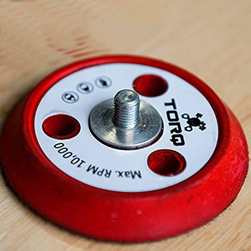 Chemical Guys, TORQ R5 Dual-Action Backing Plate, Hyper Flex, Red, 3 in