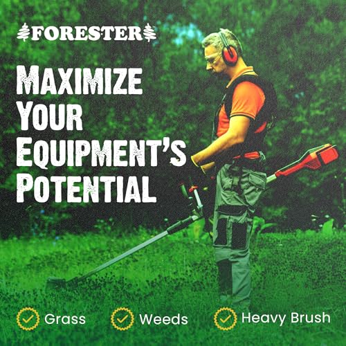 FORESTER Brush Cutter Trimmer Head Conversion Kit Compatible with Husqvarna Models 325 LX, 325 LXT, 322 L, 525 L, 525 LS, 525 LST - size: Husqvarna, style: Conversion Kit