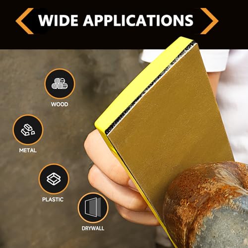 Shinboc Sandpaper Roll 80 Grit, Hook ＆ Loop Sand Paper 2-3/4 Inch x 13 Yd - size: 80 Grit, style: Hook and Loop