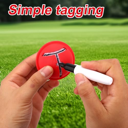3pcs Golf Ball Marker Set, Golf Ball Line Marker Tool with Marking Pen