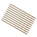 PATIKIL #49 Drill Bit Micro 4341 High-Speed Steel for Thin Metal 10 Pack - size: #49