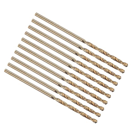 PATIKIL #49 Drill Bit Micro 4341 High-Speed Steel for Thin Metal 10 Pack - size: #49