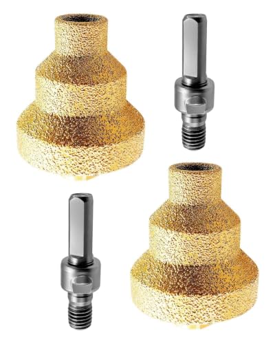 Diamond Step Drill Bit 20 35 50mm M10 Thread for Marble Stone Tile Granite