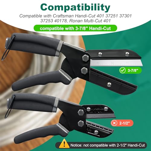Feekoon 9 Pcs 3-7/8" Replacement Blades & Anvils Compatible with Craftsman