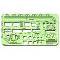 Office Plan Template, 1/8 Inch Scale, 1 Each (R610) - style: Office Plan - 1/8 Inch
