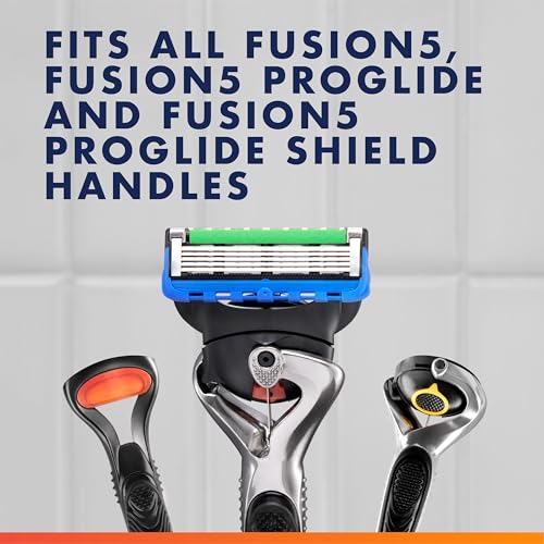 Gillette Fusion5 ProGlide Razor for Men, 12 Blade Refills with Precision Trimmer - size: 12 Count (Pack of 1)