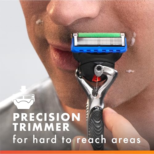 Gillette Fusion5 ProGlide Razor for Men, 12 Blade Refills with Precision Trimmer - size: 12 Count (Pack of 1)