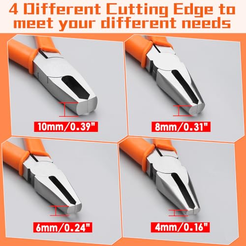 Engineer Tip Cutter with 90 Degree Ultra-Sharp Blade, Transverse End Cutter with 6mm Flush Jaw Long Nose End Cutting Plier Nipper End Cutter for Precision Plastic Model, SMT/SMD Chips - style: 0.24"