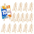 ESRICH 15PCS 17 Inch Tabletop Easels, Easel Stand for Painting - style: 15