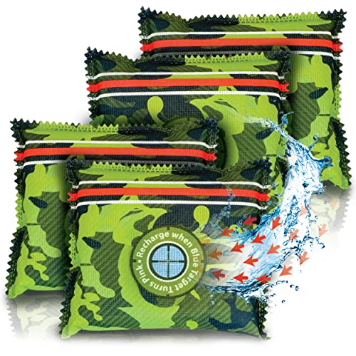Zarpax Gun Safe Dehumidifier Camouflage Rechargeable Desiccant - 4 Pack - style: Four Pack
