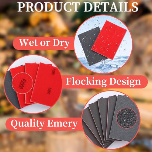 240 Grit Sanding Sponge Set for Wood - style: 240 Grit