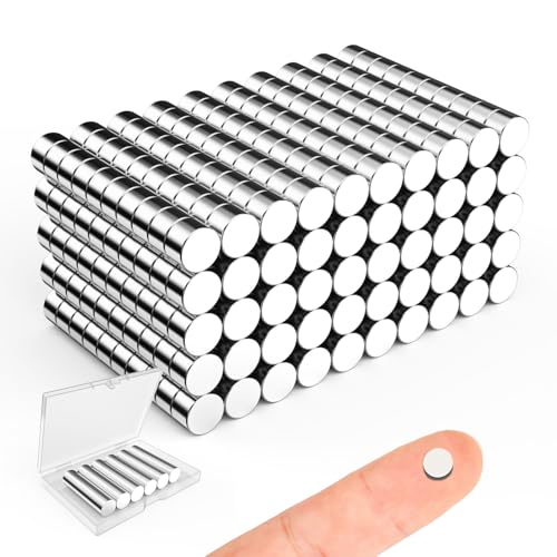 Small Magnets for Crafts, 5x3 mm Round Magnets 500 Pack - size: 5x3 mm