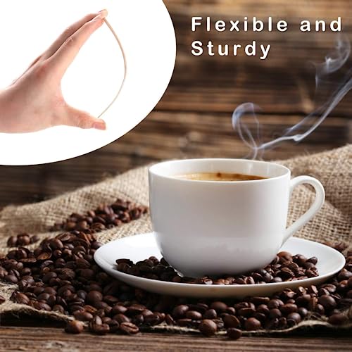 Wooden Coffee Stirrers 5.5" Coffee Stir Sticks 1000 Pcs, Natural Birch Round End Thick Birch Wood Eco-Friendly， Suitable for Coffee, Cocktail and Hot Drinks - color: Natural, size: 1000 Pack