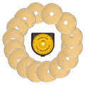 HEADLEY TOOLS Titanium Coated 45mm Rotary Cutter Blades 15 Pack Fits Olfa, Fiskars, Replacement Rotary Blade for Arts Crafts Quilting Scrapbooking Sewing, Sharp and Durable - size: 45mm 15pcs (Titanium Plating)