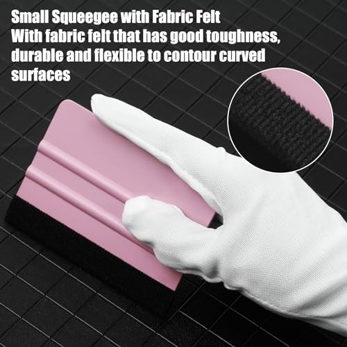 24 Pcs Squeegee for Vinyl Decal, Pink - color: Pink