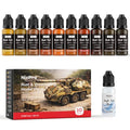 Nicpro 10 Colors Rust & Weathering Model Paint Set, 20ml - style: Rust & Weathering
