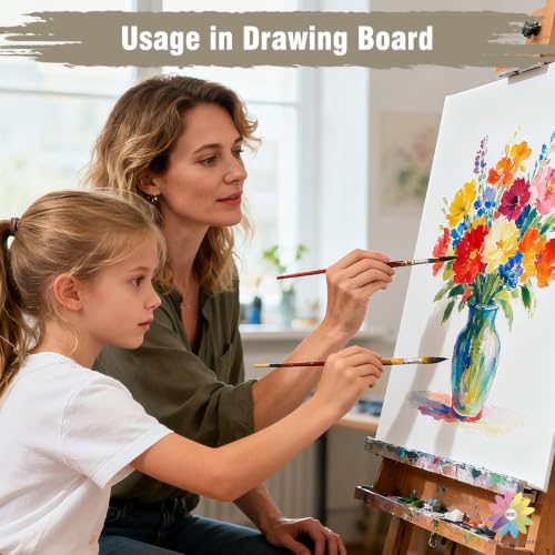 Mat Board Center 20x30 White Foam Boards Pack of 5, 1/8" Thick - color: White, size: 20x30