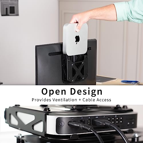 VIVO Black Behind Monitor VESA Mount Designed for Mac mini, Mount-MINI1 - style: MINI1