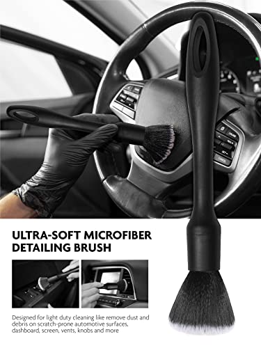 Fantasticlean Car Detailing Brush Set, Interior Leather Cleaning Kit, 9PCS - size: IT-ACS01-NT