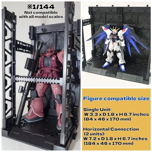 Plastic Model Display Items Set (Plastic Model Gundam Interlocking Display Base x2, Customization Stickers x2, Nippers) - style: Base x2, Stickers x2, Nippers