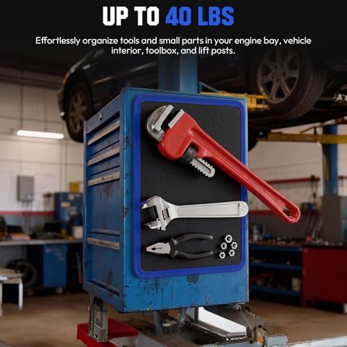 Magnetic Tool Mat,40 lbs flexible Magnetic Parts Holder for Tools - color: blue, size: 1PC Magnetic Tool Mat