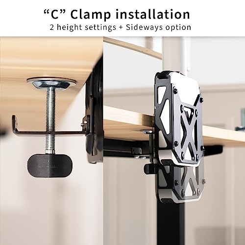 VIVO Black Behind Monitor VESA Mount Designed for Mac mini, Mount-MINI1 - style: MINI1
