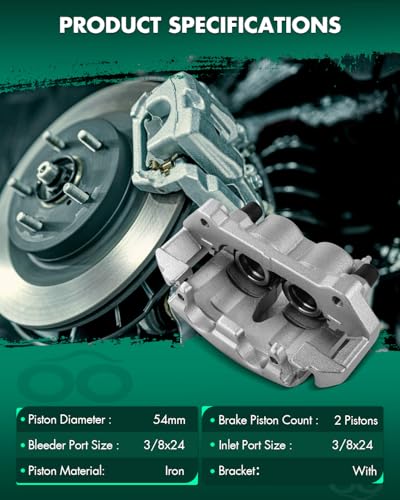 SCITOO Front Right Disc Brake Caliper With Bracket 18B4828 - size: Front Passenger[18B4828]