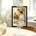 18'' Adjustable Tabletop Easel Stand, White Easel for Display - color: White, size: 18inch
