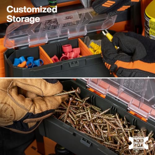 KLEIN TOOLS 54815MB MODbox Parts Bin, Clear Lid - size: Parts Bin