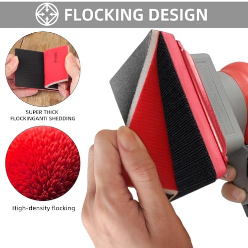 24Pcs Sanding Sponge 1200 Grit Wet Dry Soft Foam Hand Sander Block - size: 24pcs 1200 Grit, style: Aluminum