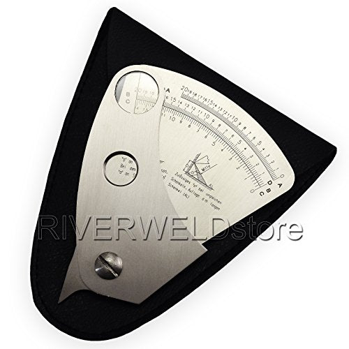 RIVERWELD Fan-Shaped Welding Gauge Sector Weld Gage
