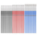 MECCANIXITY 30Pcs Miniature Paint Brushes(Black #0/Red #00/Blue #000) - color: Black/Red/Blue, size: #0/#00/#000