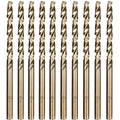 10-Piece 4mm M35 Cobalt Steel Twist Drill Bit Set for Hard Metals - style: ⌀4mm(10pcs)