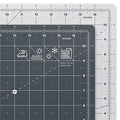 ARTEZA Double-Sided Self-Healing Cutting Mat, 12 x 18 in, 3 mm, Non-Slip - size: 12"L x 12"W