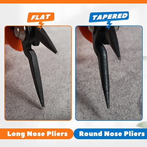 5-Inch Long Nose Pliers Specialty Pointed Nose Tweezer Nose Pliers - style: Long Nose Pliers
