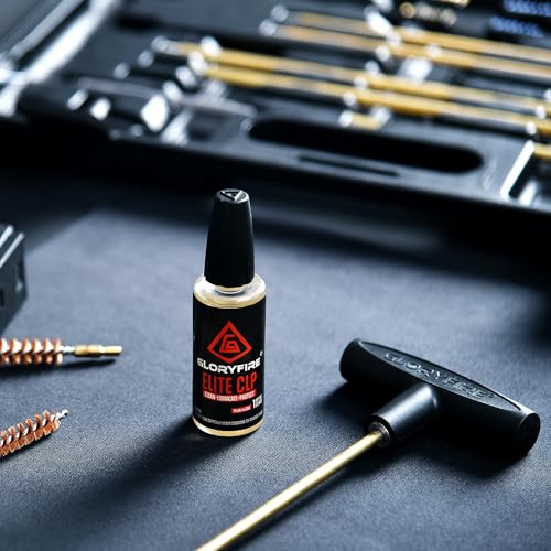 GLORYFIRE Elite Universal Gun Cleaning Kit with All-Brass Brushes and Jags - size: 51 PCS