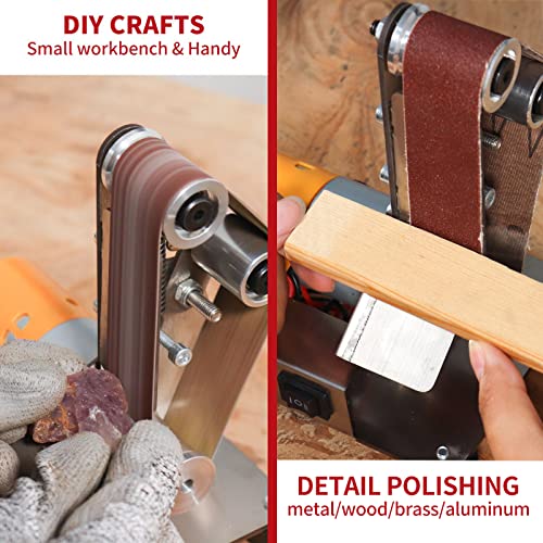 SI FANG Electric Belt-Sander Knife Sharpener Model Crafts Making Grinder